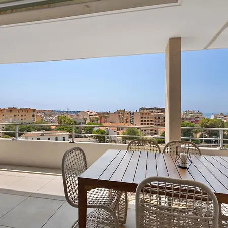 Duplex Elegante Vista Panoramica 360 Juan-les-pins Apartmán Antibes