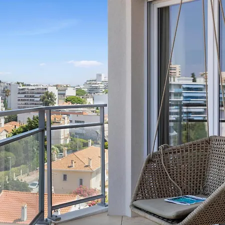 Le 701, Climatise, Toit Terrasse Vue Mer, Parking Апартаменти Антіб