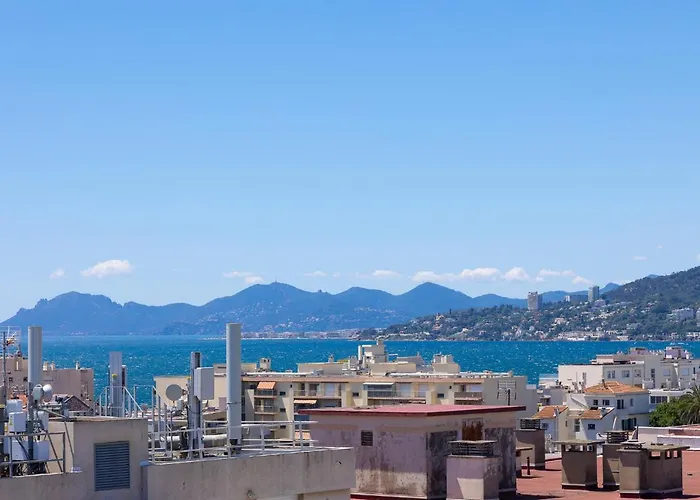 Le 701, Climatise, Toit Terrasse Vue Mer, Parking 公寓 昂蒂布