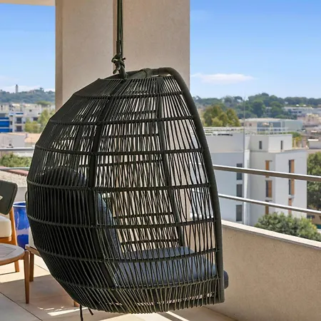 Le 701, Climatise, Toit Terrasse Vue Mer, Parking דירה *