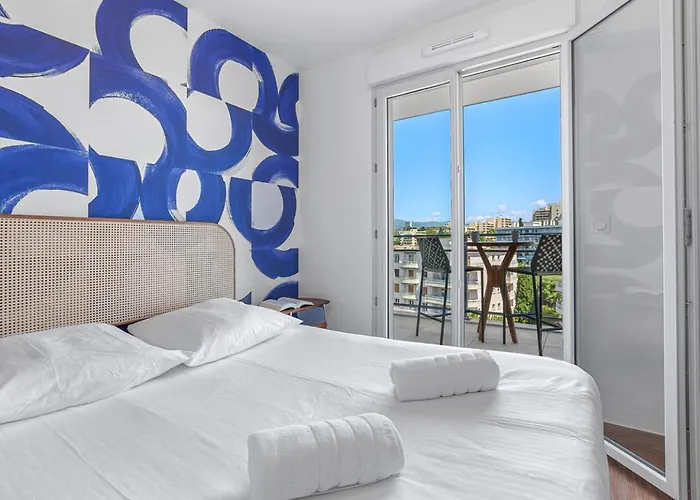 Duplex Elegante Vista Panorâmica 360 Juan-les-pins Appartement